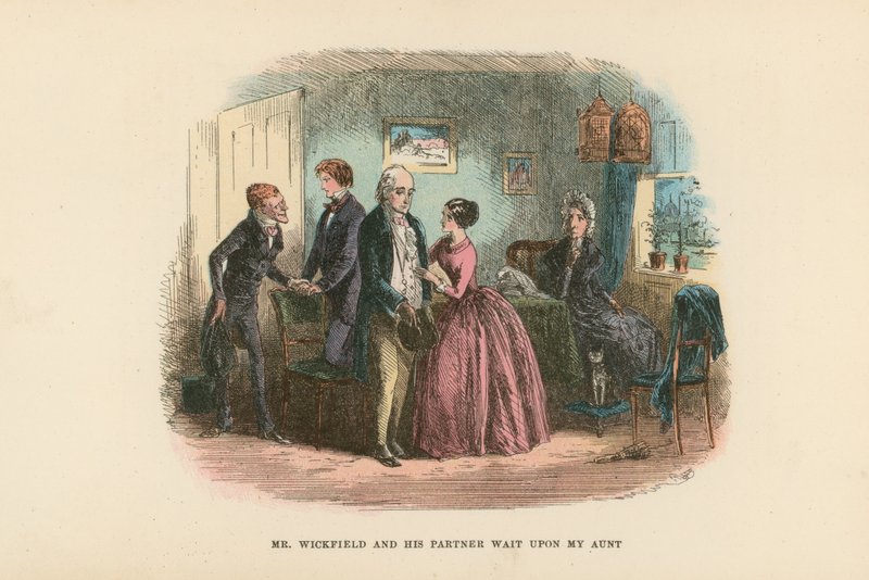 Illustration for David Copperfield by Hablot Knight Browne