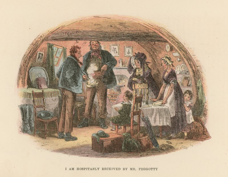 Illustration for David Copperfield by Hablot Knight Browne