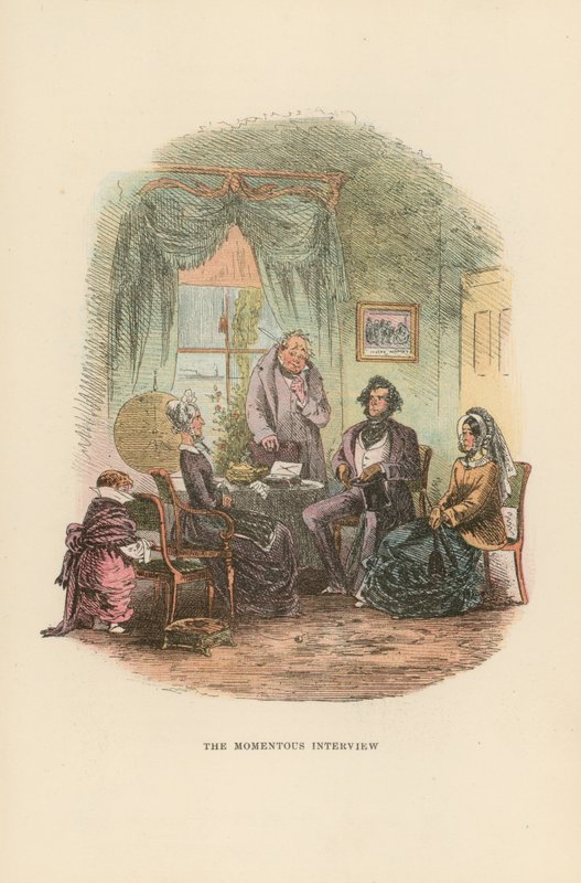Illustration for David Copperfield by Hablot Knight Browne