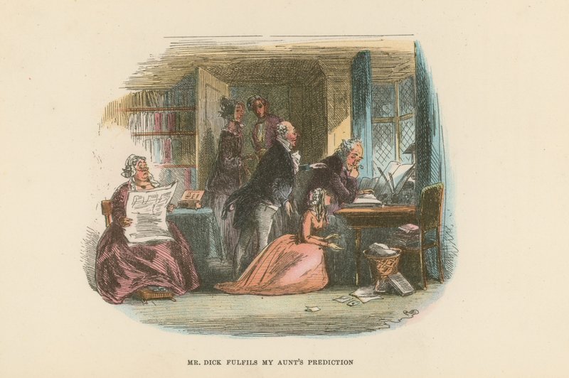 Illustration for David Copperfield by Hablot Knight Browne
