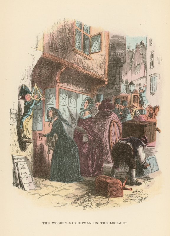 Illustration for Dombey and Son by Hablot Knight Browne