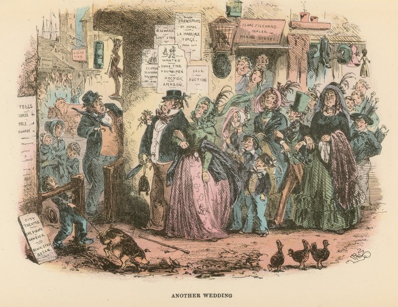 Illustration for Dombey and Son by Hablot Knight Browne