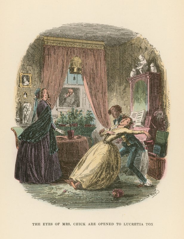 Illustration for Dombey and Son by Hablot Knight Browne
