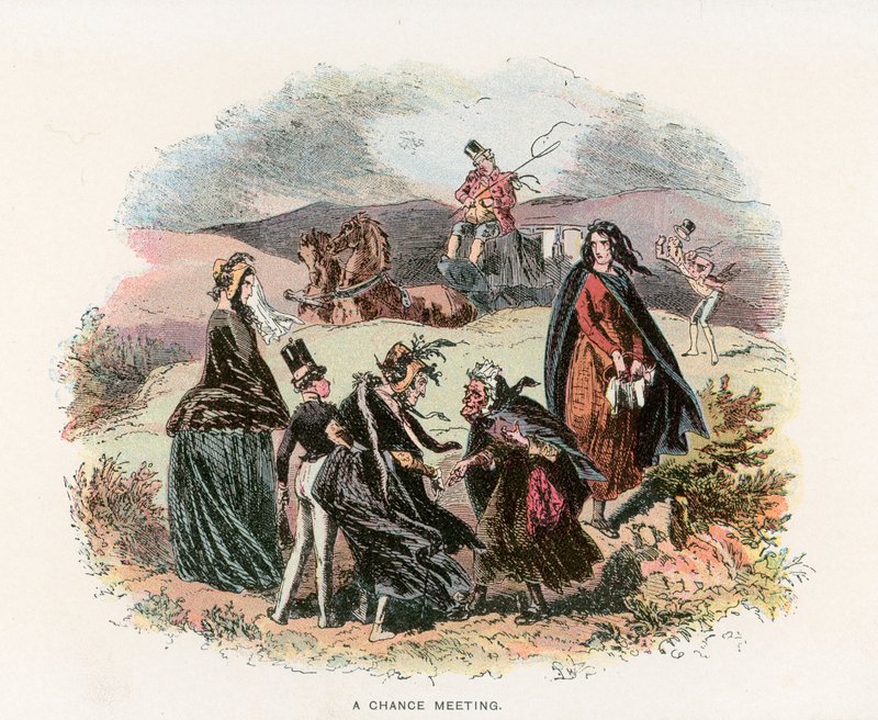 Illustration for Dombey and Son by Hablot Knight Browne