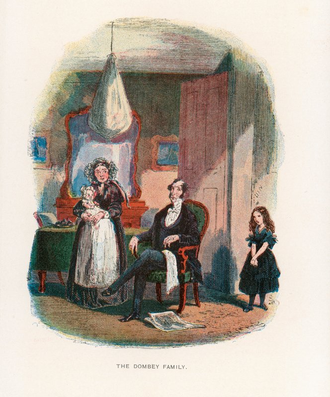 Illustration for Dombey and Son by Hablot Knight Browne