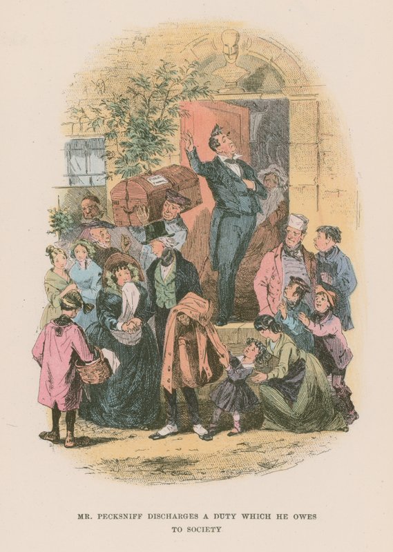 Illustration for Martin Chuzzlewit by Hablot Knight Browne