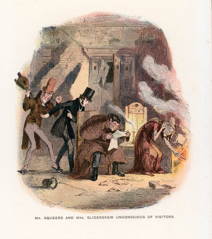 Illustration for Nicholas Nickleby by Hablot Knight Browne