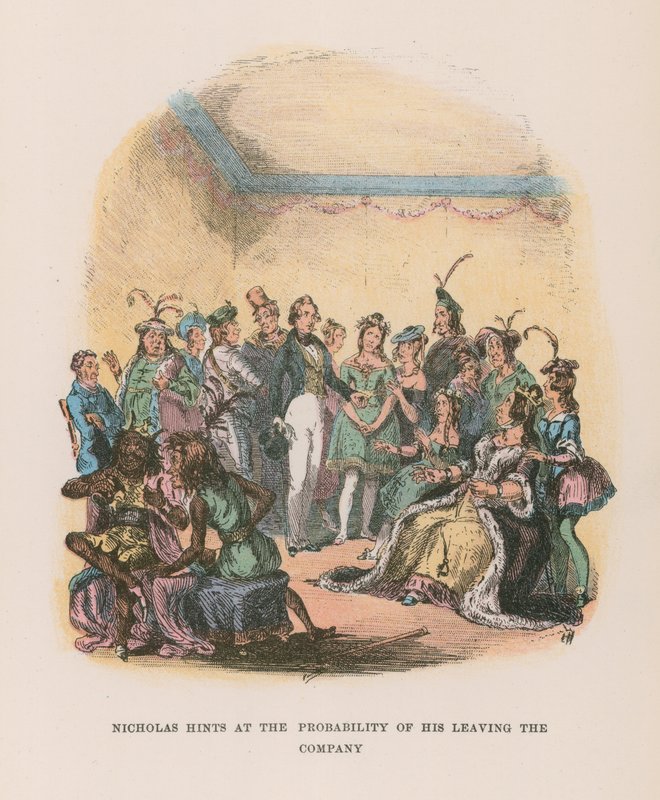 Illustration for Nicholas Nickleby by Hablot Knight Browne