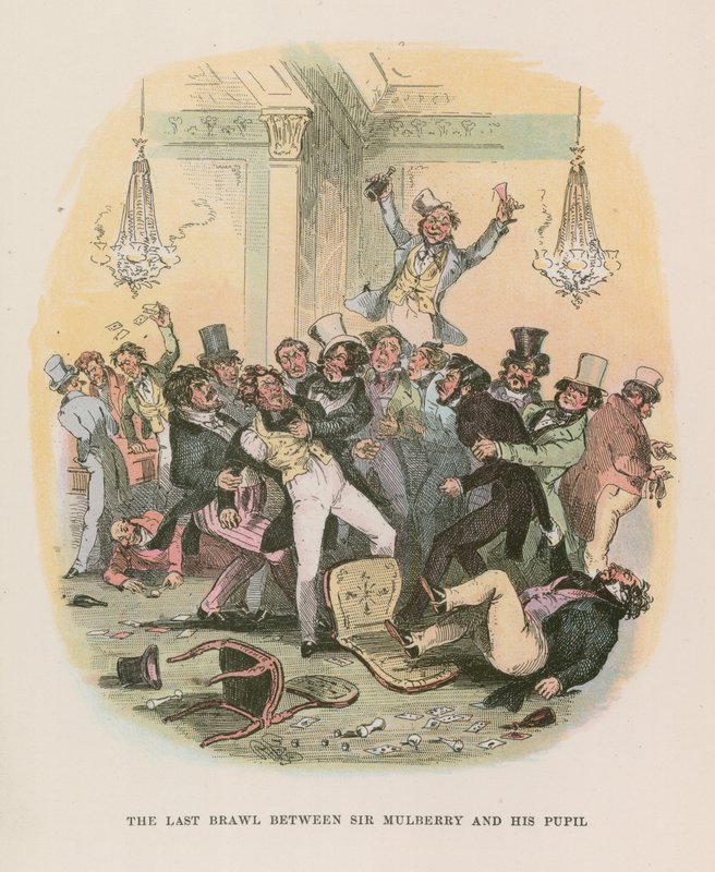 Illustration for Nicholas Nickleby by Hablot Knight Browne