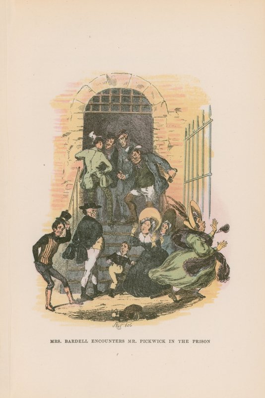 Illustration for Pickwick Papers by Hablot Knight Browne