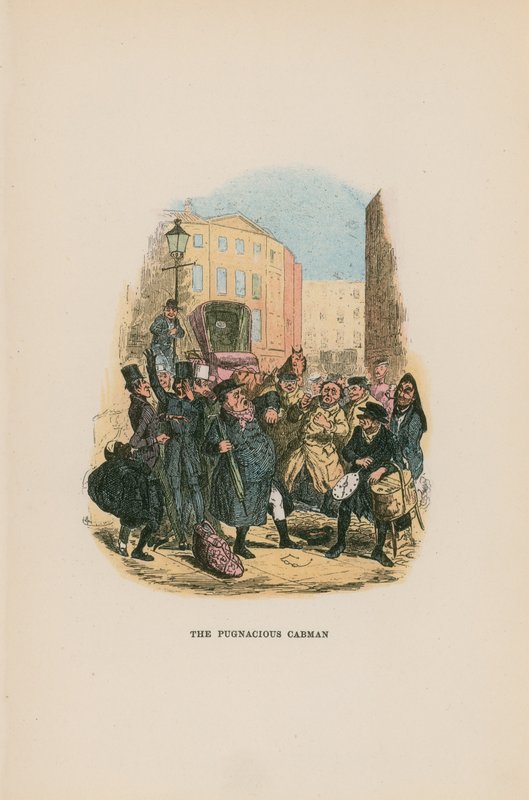 Illustration for Pickwick Papers by Hablot Knight Browne