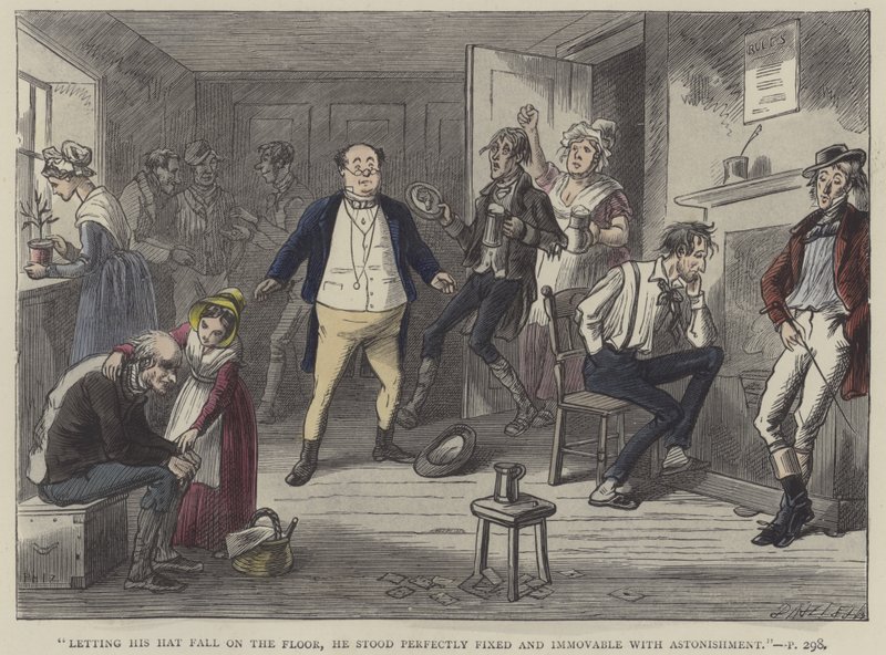 Illustration for Pickwick Papers by Hablot Knight Browne