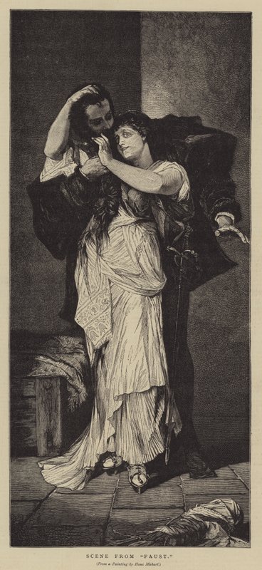 Scene from Faust by Hans Makart