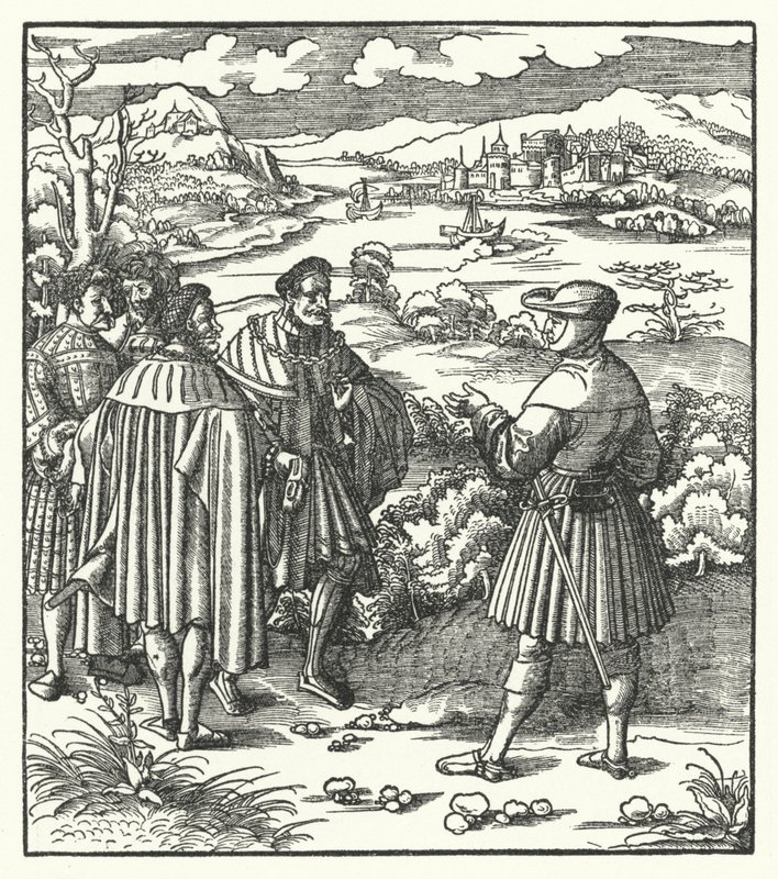 The Holy Roman Emperor Maximilian I, c1496 by Hans (after) Burgkmair