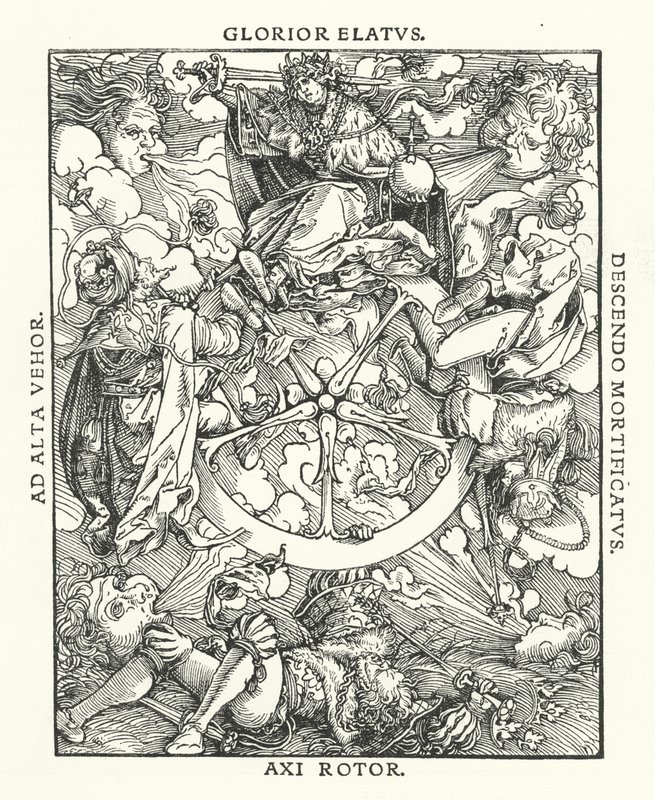 Woodcut from De Remediis Utriusque Fortunae (Remedies for Fortune Fair and Foul) by Petrarch by Hans (after) Burgkmair
