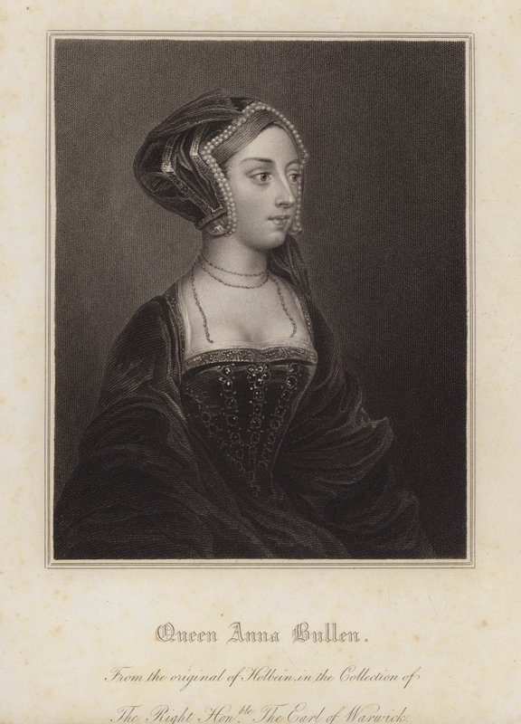Anne Boleyn, Second Wife of King Henry VIII by Hans (after) Holbein the Younger