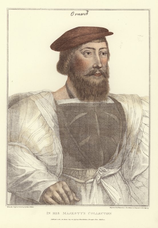 James Butler, Engraved by Francesco Bartolozzi by Hans (after) Holbein the Younger