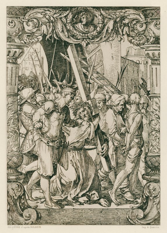 Jesus Christ, Climb to Calvary by Hans (after) Holbein the Younger