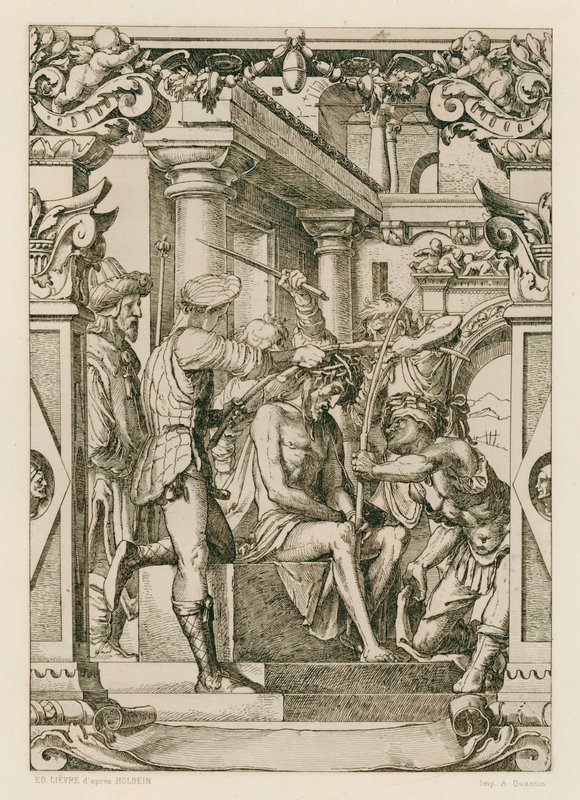 Jesus Christ, Crowned with Thorns by Hans (after) Holbein the Younger