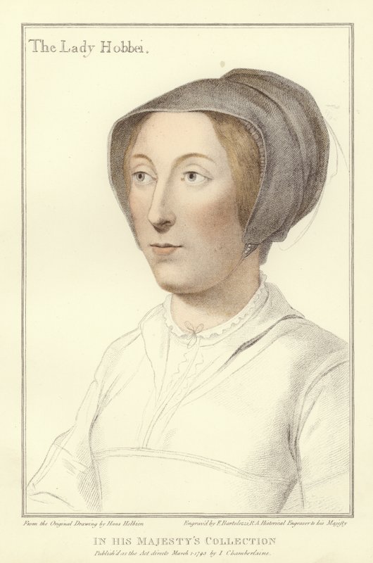 Elizabeth, The Lady Hobby by Hans Holbein der Jüngere