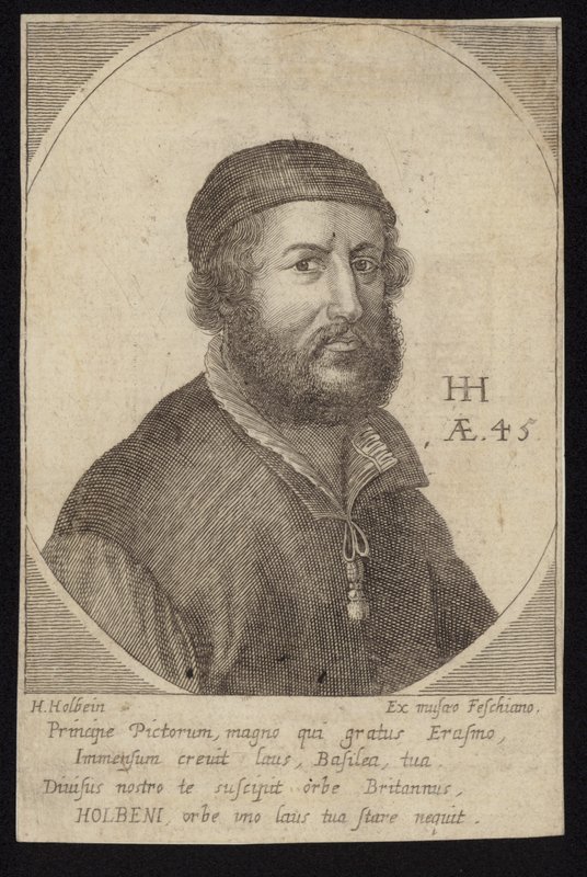 Hans Holbein self portrait by Hans Holbein der Jüngere