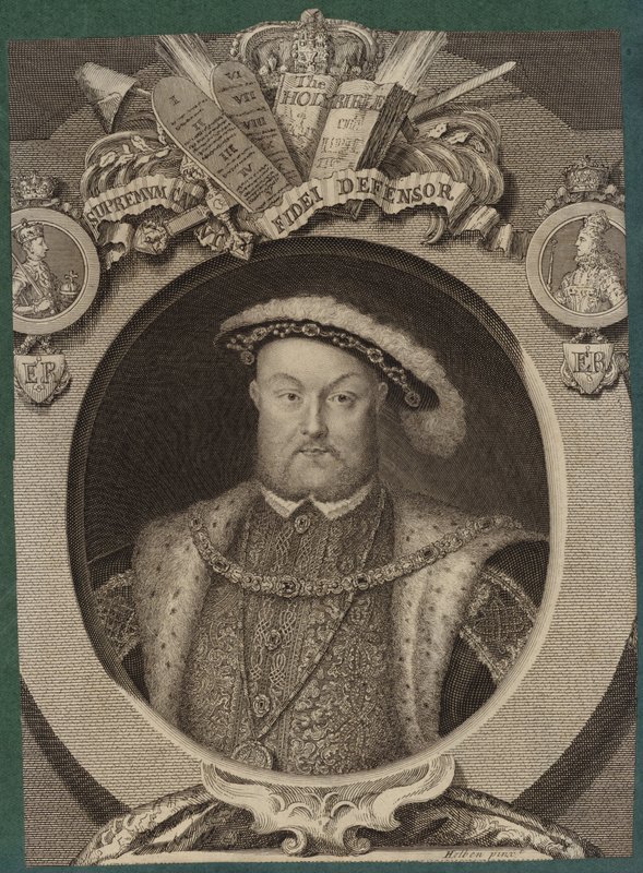 Portrait of King Henry VIII of England by Hans Holbein der Jüngere