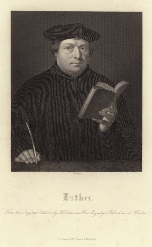 Portrait of Martin Luther by Hans Holbein der Jüngere
