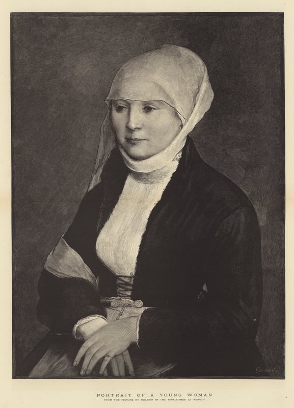 Portrait of a Young Woman by Hans Holbein der Jüngere