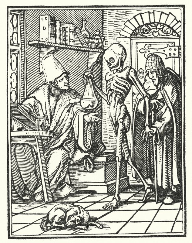 Death and the Physician by Hans Holbein der Jüngere