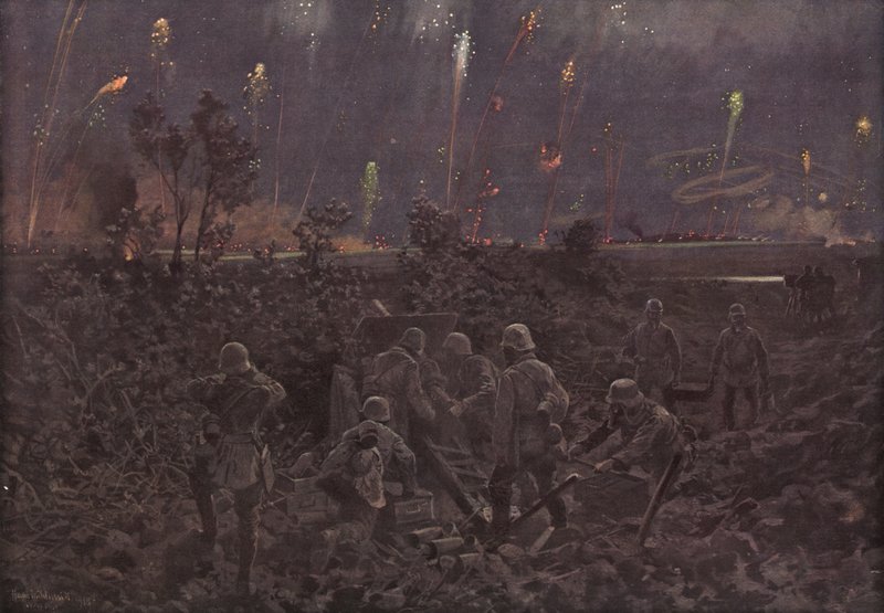 Night Attack by Hans W. (after) Schmidt
