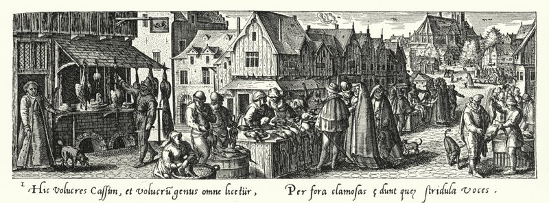 Fowl Market by Hans after Bol