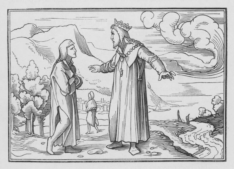 David Saves Keilah by Hans after Holbein the Younger