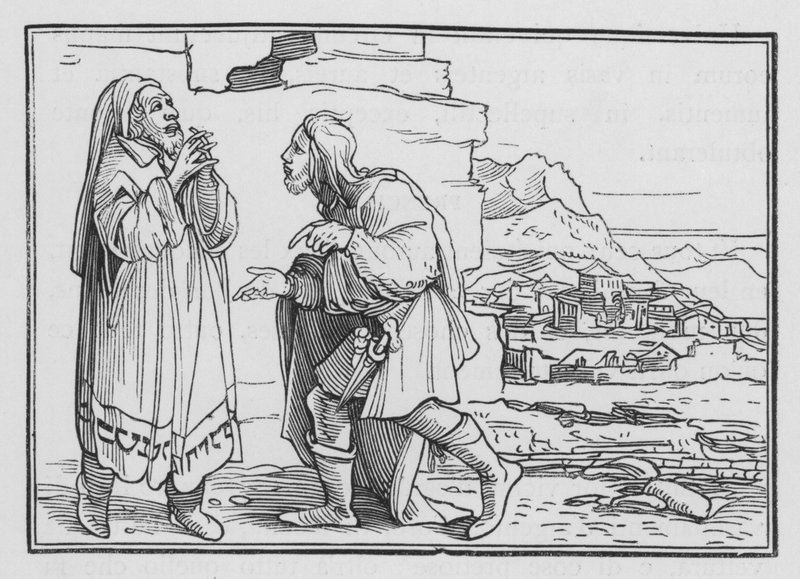 Nehemiah Mourns, Fasts, and Prays by Hans after Holbein the Younger