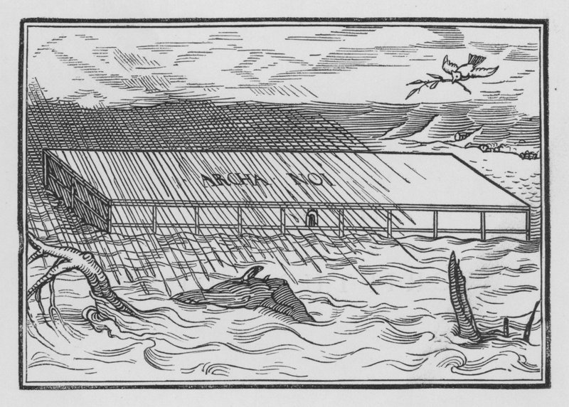 The Deluge, Genesis VII, 23 by Hans after Holbein the Younger