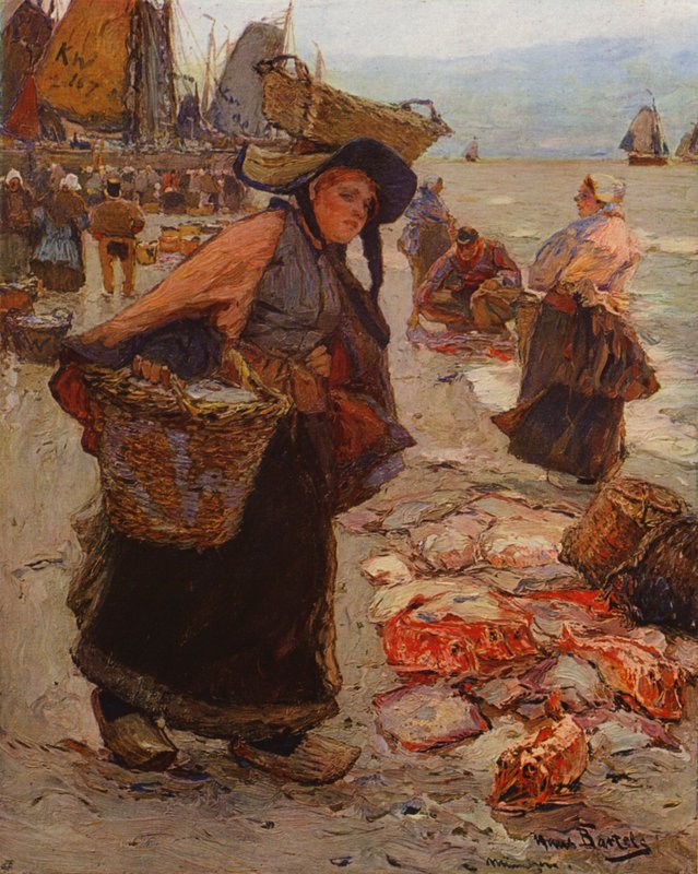 Dutch Fish Market by Hans von Bartels