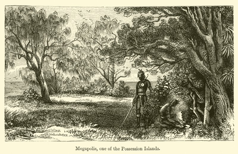 Megapolis, One of the Possession Islands by Harden Sidney Melville