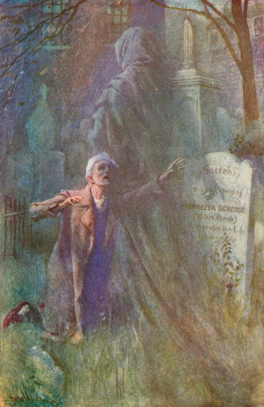 Illustration for A Christmas Carol by Charles Dickens by Harold Copping