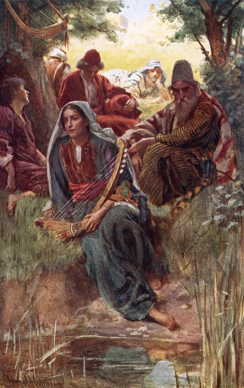 By the Rivers of Babylon by Harold Copping