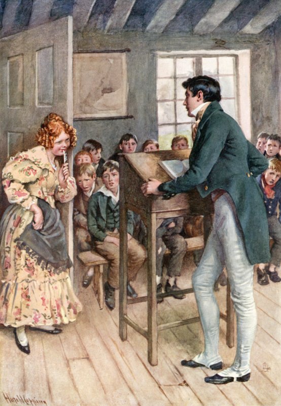 Fanny Squeers and Nicholas Nickleby by Harold Copping