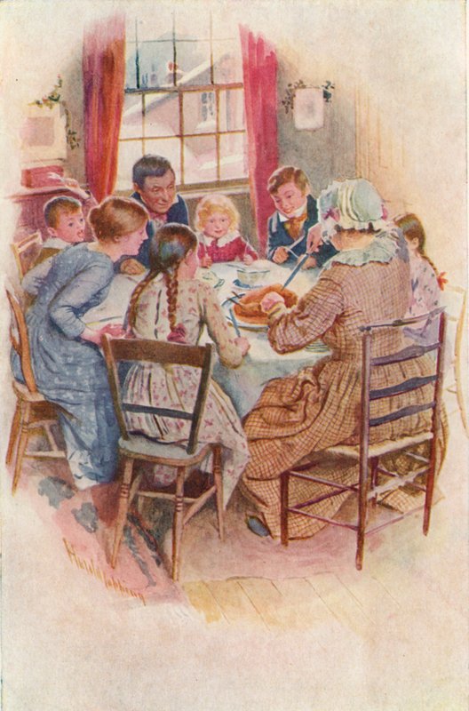 Illustration for A Christmas Carol by Charles Dickens by Harold Copping