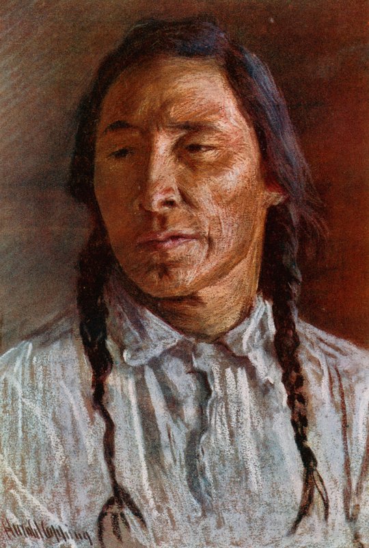 Paul, A Blackfoot Indian by Harold Copping