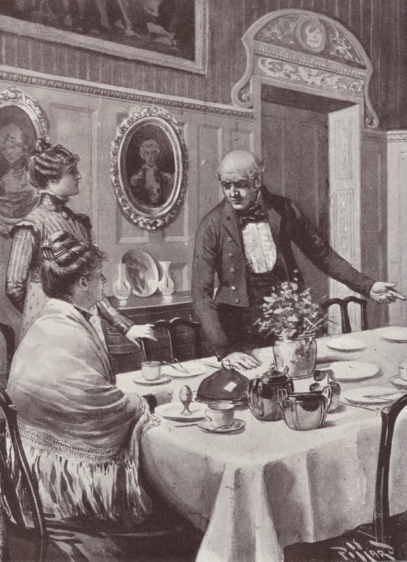 Illustration for Vanity Fair by William Makepeace Thackeray by Harold Hume Piffard