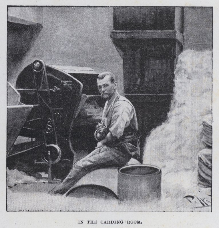 In the Carding Room by Harold Hume Piffard