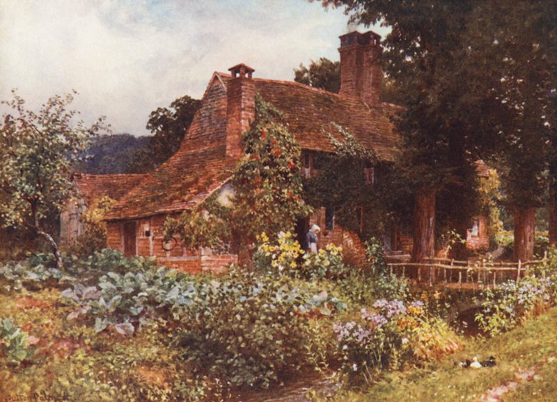 Old Mill Cottages, Abinger by Harold Sutton Palmer