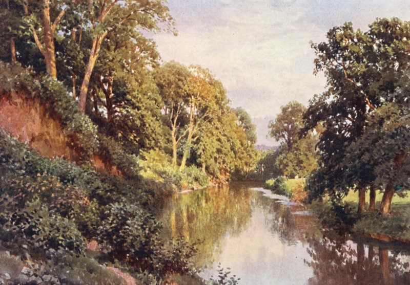The River Mole, near Dorking by Harold Sutton Palmer