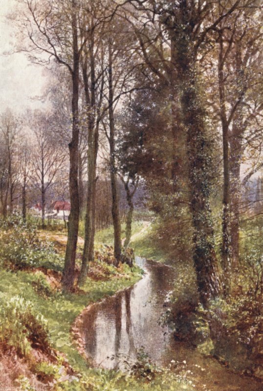 Water Lane, near East Horsley by Harold Sutton Palmer