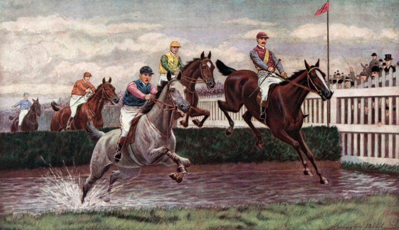 Steeplechasing by Harrington Bird