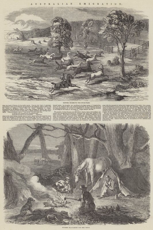 Australian Emigration by Harrison William Weir
