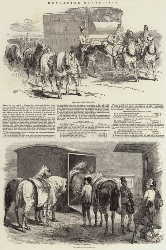 Doncaster Races, 1849 by Harrison William Weir