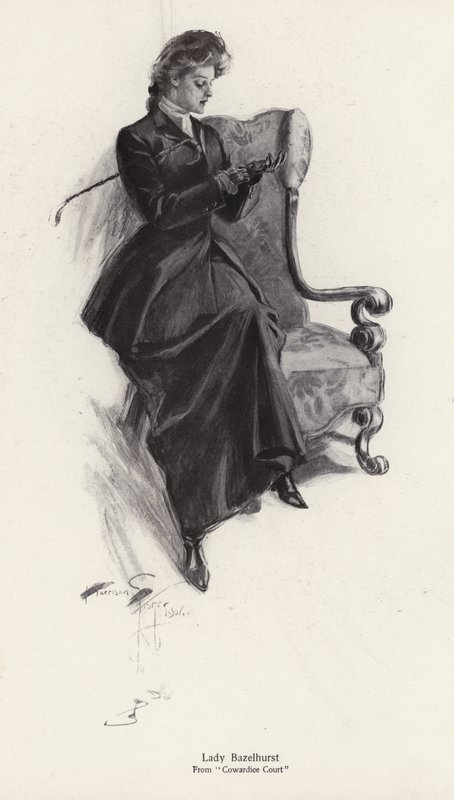The Character Lady Bazelhurst from the Novel, Cowardice Court, by George Barr McCutcheon by Harrison Fisher